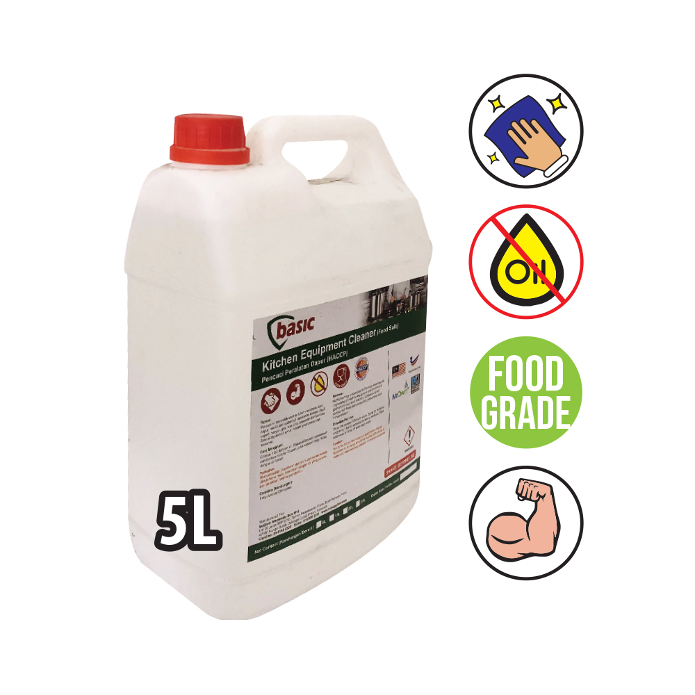 McQwin Basic Kitchen Equipment Cleaner (Food Safe) 5L