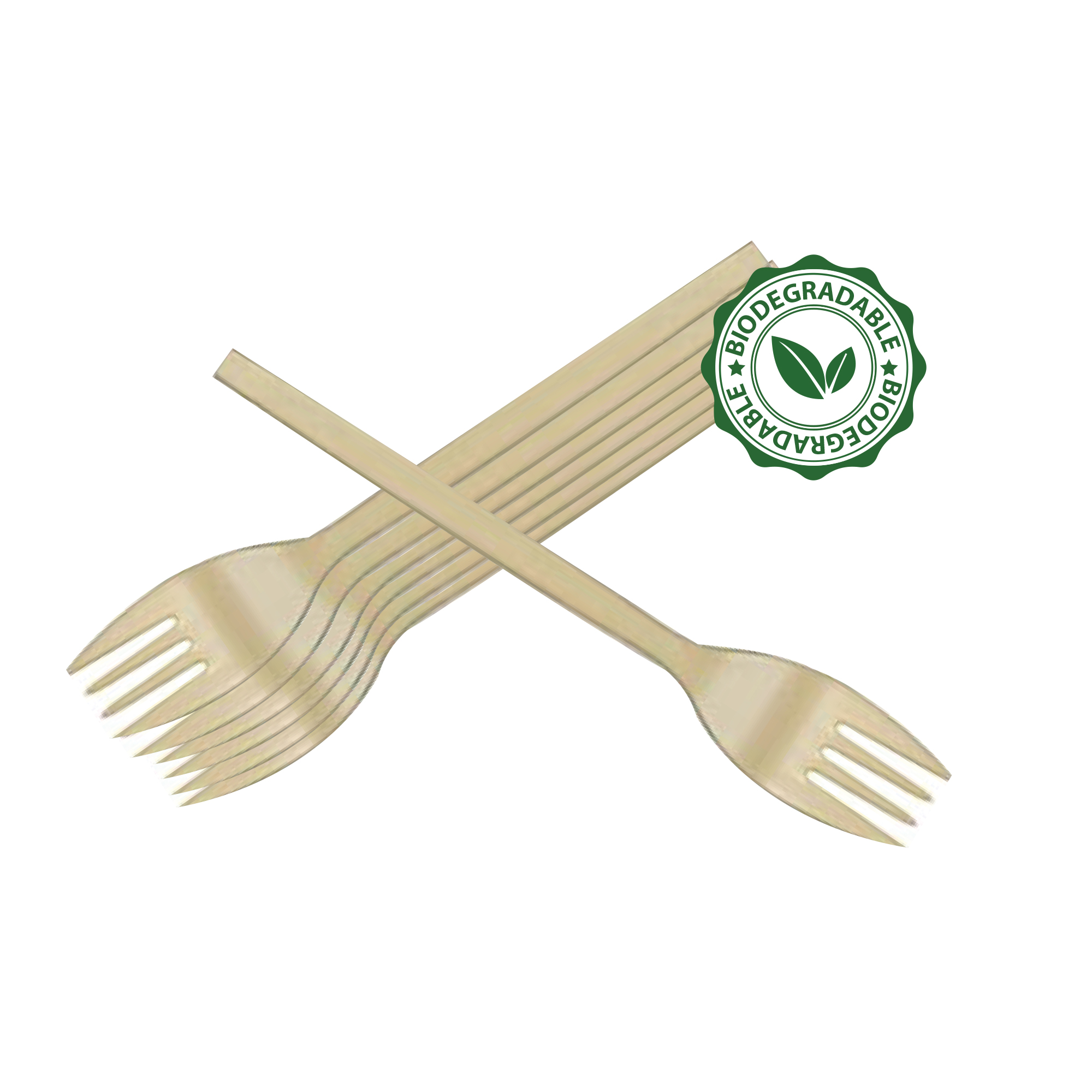 7" Biodegradable Fork (Plant Starch)